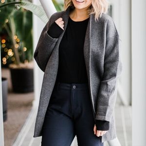 Mondetta Athletic coat Dark Grey Small